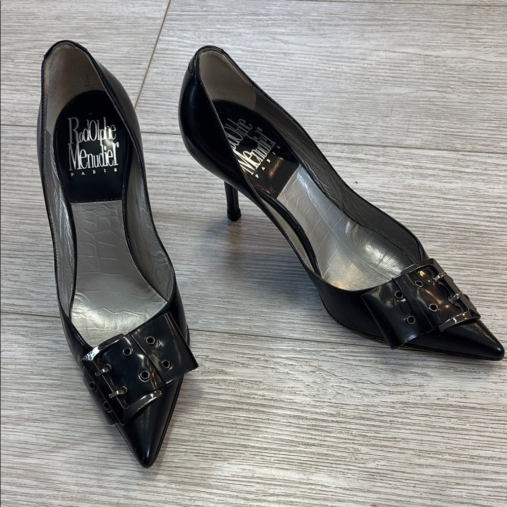 Rodolphe Menudier‎ Leather Pointy Toe Heels size 36